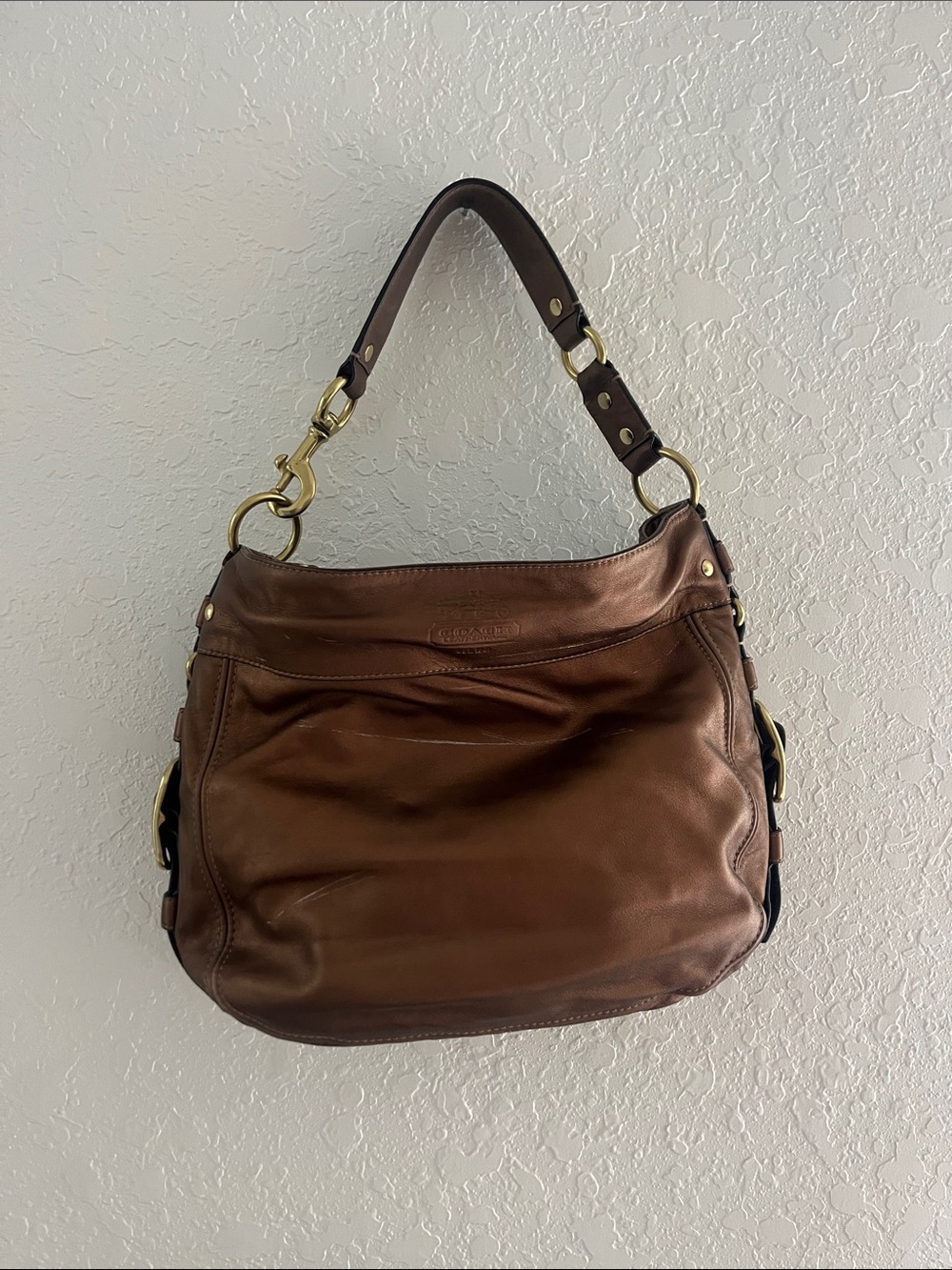 Brown Leather Shoulder Bag